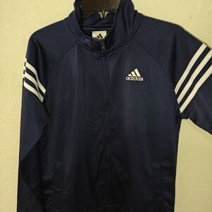 Adidas Big Boys Navy Jacket